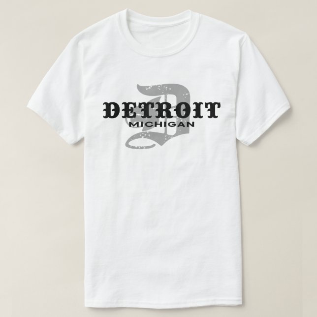 Camiseta Detroit Michigan (Diseño del anverso)