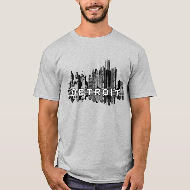 Camiseta Detroit, Michigan (Anverso)