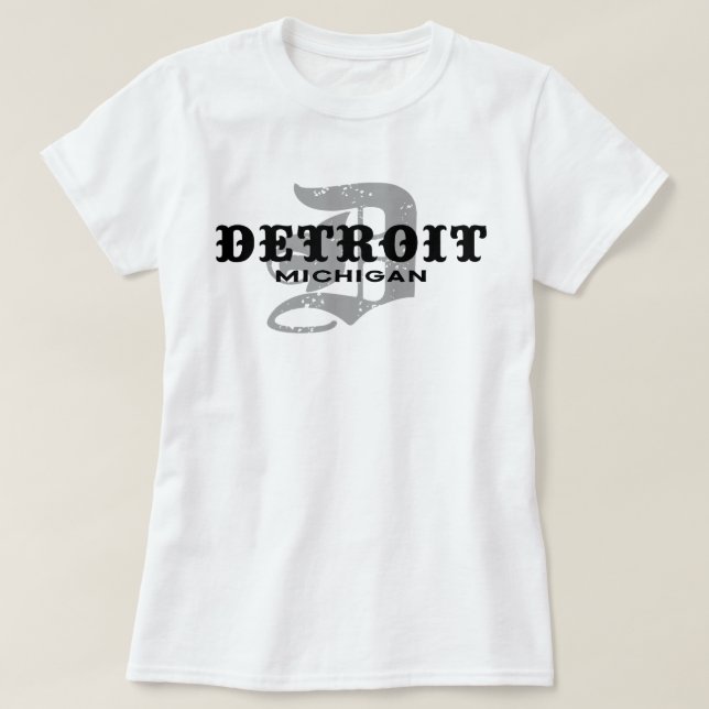 Camiseta Detroit Michigan (Diseño del anverso)