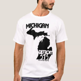 Camiseta Detroit, Michigan 313