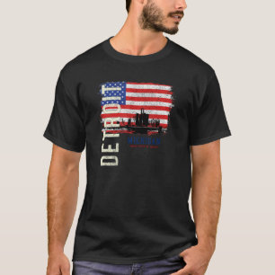 Camiseta Detroit Michigan Amerika Usa