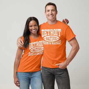 Camiseta Detroit Native Born and Raised