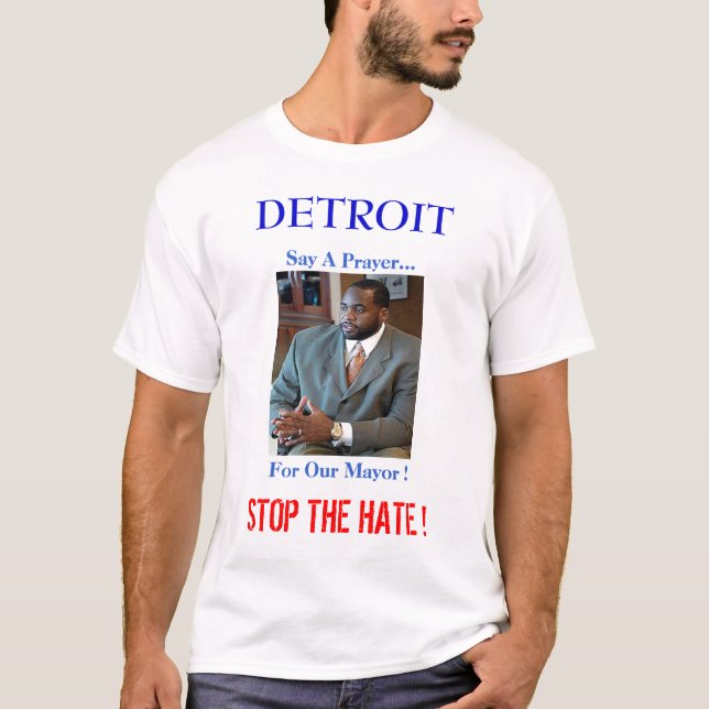 CAMISETA ¡DETROIT, PARA EL ODIO! (Anverso)