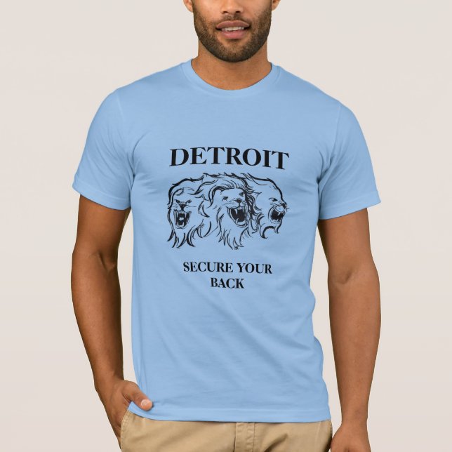 Camiseta Detroit: protege tu espalda (Anverso)