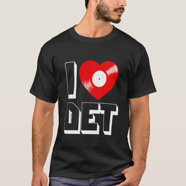 Camiseta Detroit Techno House Music Festival Love Edm Dj (Anverso)