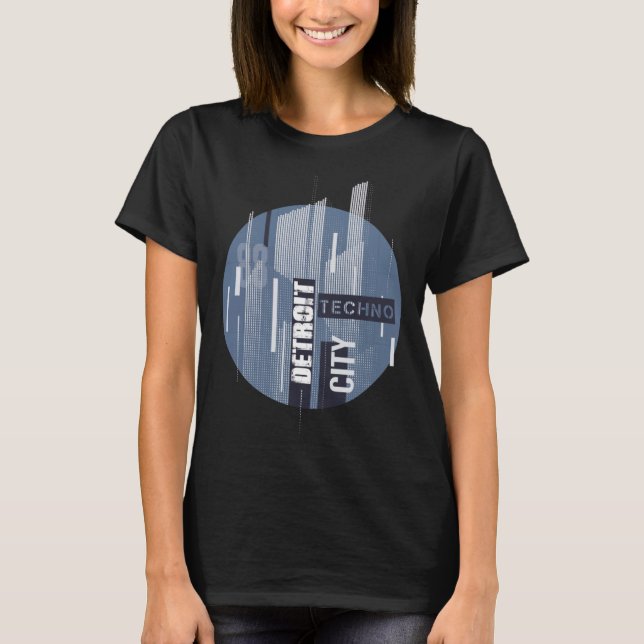 Camiseta Detroit Techno Music 88 Original Retro Techno Hous (Anverso)