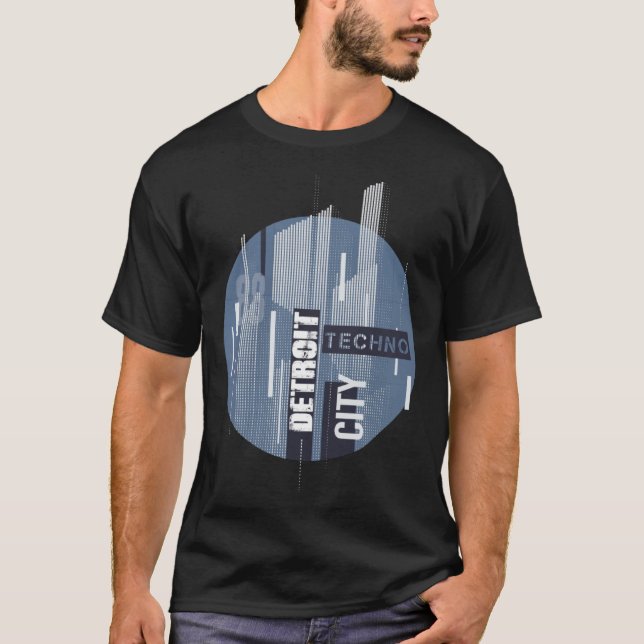 Camiseta Detroit Techno Music 88 Original Retro Techno Hous (Anverso)
