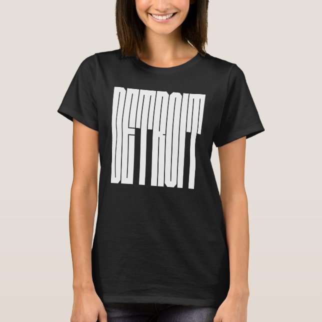 Camiseta Detroit USA City logo (Anverso)