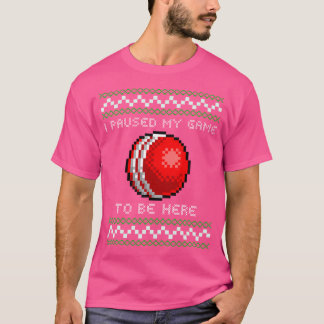 Camiseta Detuve Mi Juego A Aquí Famosos Navidades De Cricke