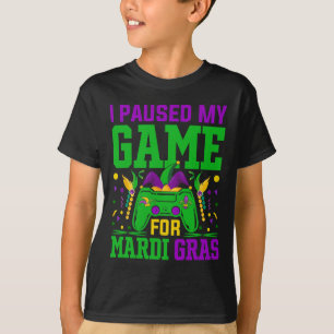 Camiseta Detuve mi juego para divertirme con el videojuego 