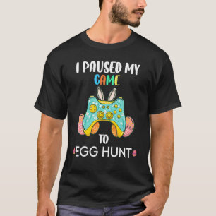 Camiseta Detuve Mi Juego Para La Caza De Huevos Pascua Dive