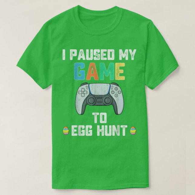 Camiseta Detuve Mi Juego Para La Caza De Huevos Pascua Dive (Diseño del anverso)