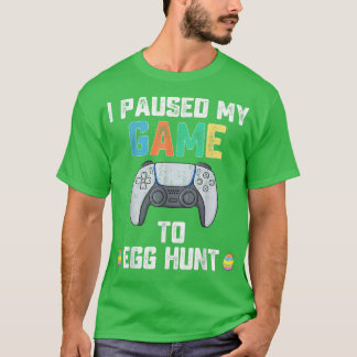 Camiseta Detuve Mi Juego Para La Caza De Huevos Pascua Dive