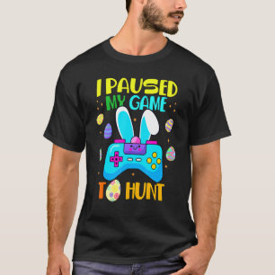 Camiseta Detuve Mi Juego Para La Caza De Huevos Pascua Dive