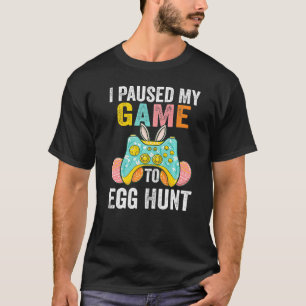 Camiseta Detuve Mi Juego Para La Caza De Huevos Pascua Dive