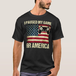 Camiseta Detuve Mi Juego Por La Fiesta De La Independencia