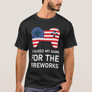 Camiseta Detuve Mi Juego Por Los Fuegos Artificiales
