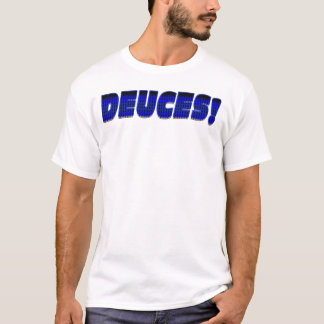 Camiseta DEUCES-Azul-Negro