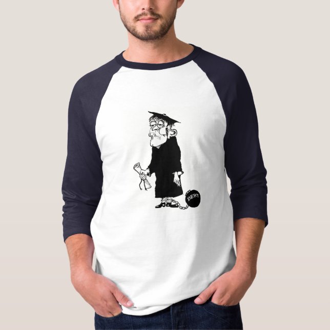 Camiseta Deuda crediticia del estudiante (Anverso)