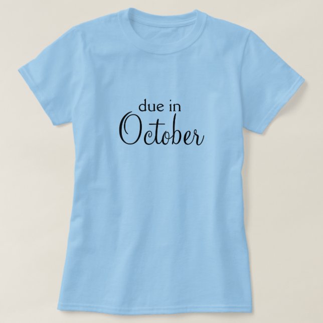 Camiseta ¡Deuda en octubre! (Diseño del anverso)