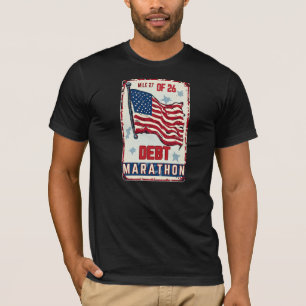 Camiseta Deuda Maratón Milla 27 De 26 Finanzas Divertidas R