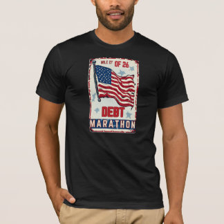 Camiseta Deuda Maratón Milla 27 De 26 Finanzas Divertidas R