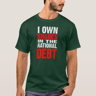 Camiseta Deuda nacional (oscura) - modificado para