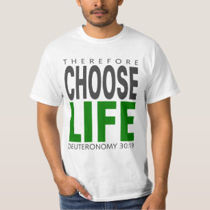 Camiseta Deut. El 30:19 elige vida