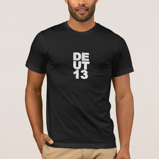 Camiseta DEUT MENS - No hay otros dioses de vuelta (Anverso)