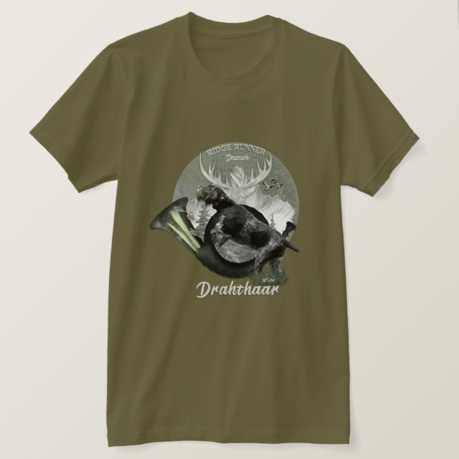 Camiseta Deutsch Drahthaar (Anverso del diseño)
