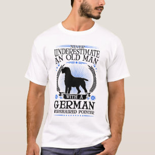Camiseta Deutsch Drahthaar Alter Mann German Wirehaded