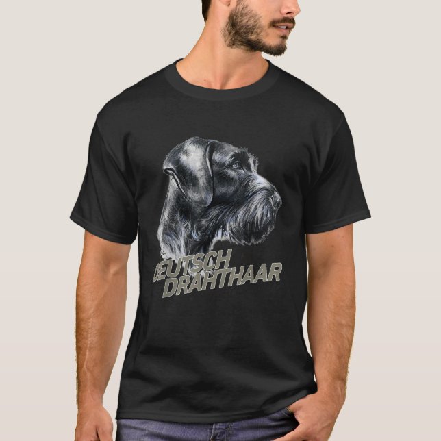 Camiseta Deutsch Drahthaar Hunting Dog (Anverso)