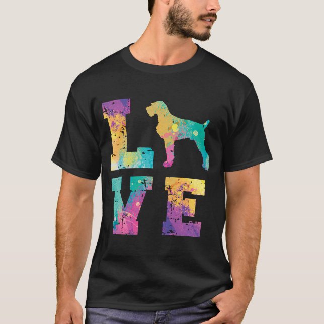 Camiseta Deutsch Drahthaar Love (Anverso)