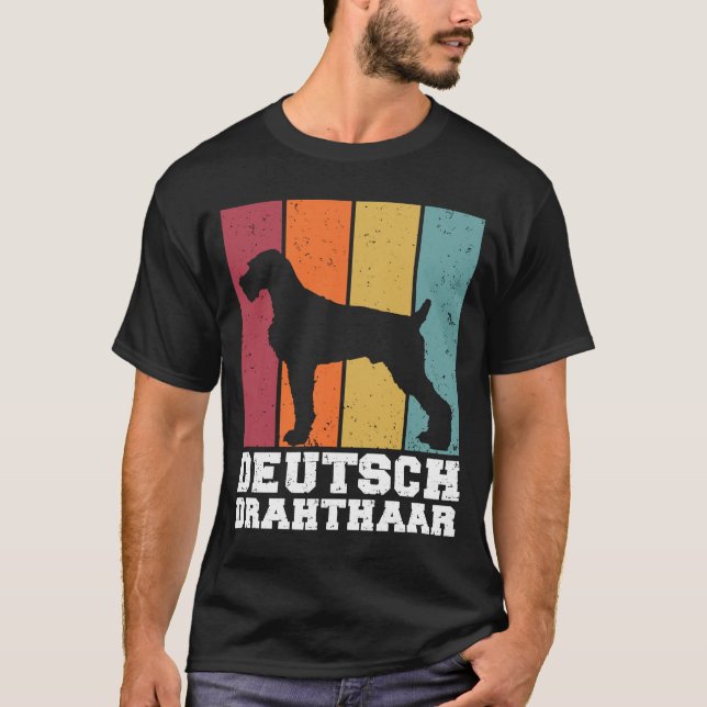 Camiseta Deutsch Drahthaar Vintage 1 (Anverso)