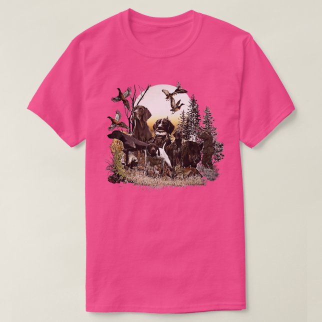 Camiseta Deutsch Kurzhaar (Diseño del anverso)