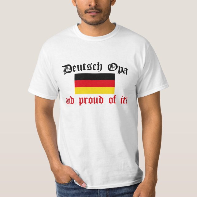 Camiseta Deutsch orgulloso Opa (Anverso)