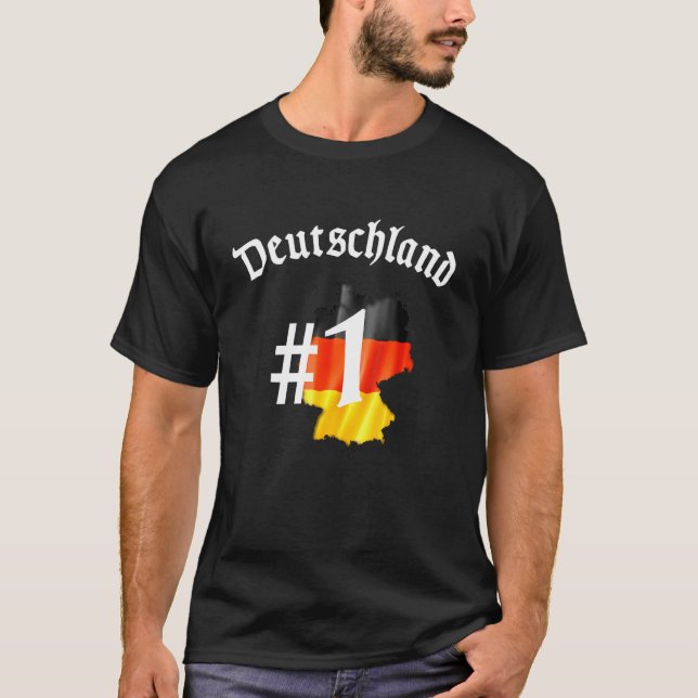 Camiseta Deutschland 1 Bandera Alemania Patrimonio del Orgu (Anverso)
