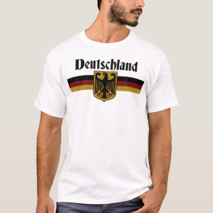 Camiseta DEUTSCHLAND Alemania Bandera Escudo de armas Aguil
