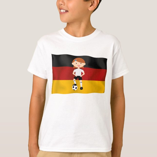 Camiseta Deutschland Alemania Fußball Mädchen 3 (Anverso)
