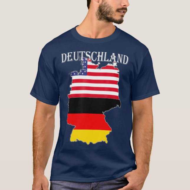 Camiseta Deutschland Alemania para la familia del patrimoni (Anverso)