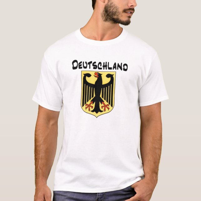 Camiseta Deutschland con el alemán Eagle (Anverso)