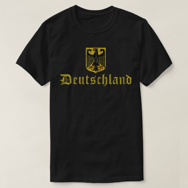 Camiseta Deutschland German Flag Coat of Arms Germany Men W (Diseño del anverso)