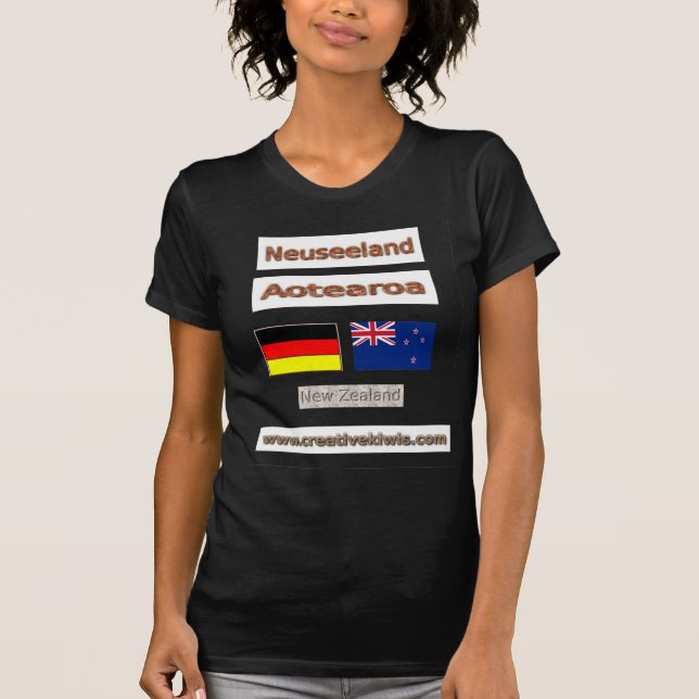Camiseta Deutschland, Neuseeland (Anverso)