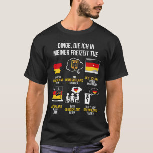Camiseta Deutschland Spruch   Lustiger Freizeit Alemania