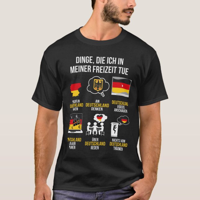 Camiseta Deutschland Spruch | Lustiger Freizeit Alemania (Anverso)