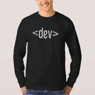 Camiseta Dev Funny Web Developer Nerd Geek Internet Idea