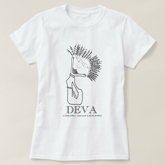 CAMISETA DEVA (Diseño del anverso)