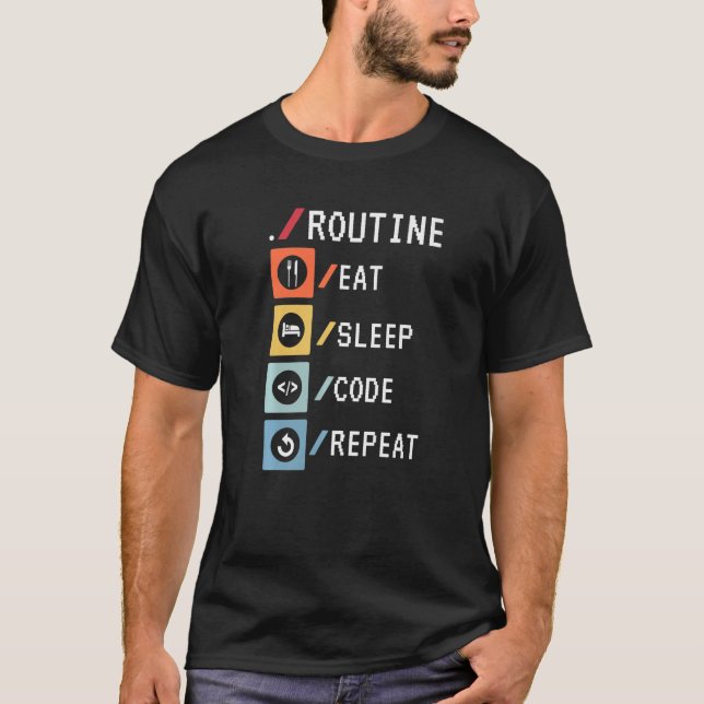Camiseta Devastador de software de codificación de repetici (Anverso)