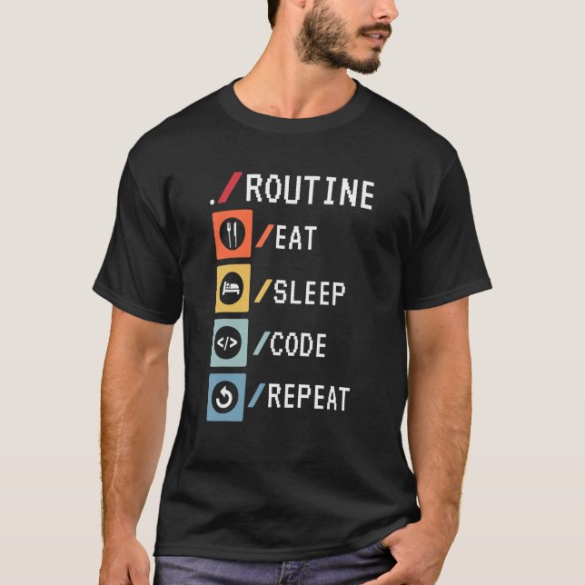 Camiseta Devastador de software de codificación de repetici (Anverso)