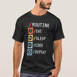 Camiseta Devastador de software de codificación de repetici